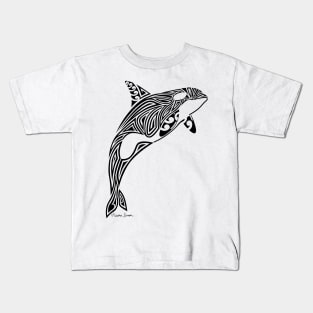 Tribal Orca Kids T-Shirt
